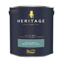 (MaritimeTeal) Dulux Heritage Velvet Matt 125ml Tester Pot