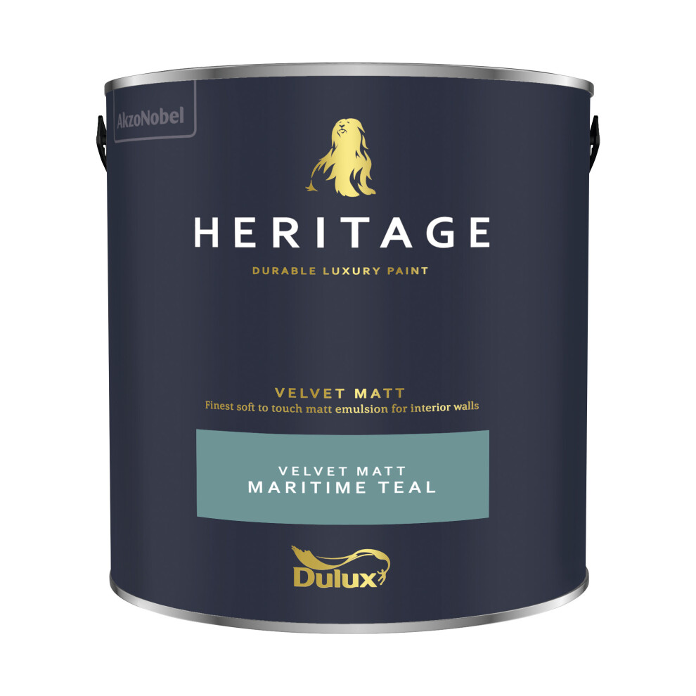 Dulux (Maritimeteal) Heritage Velvet Matt 125Ml Tester Pot