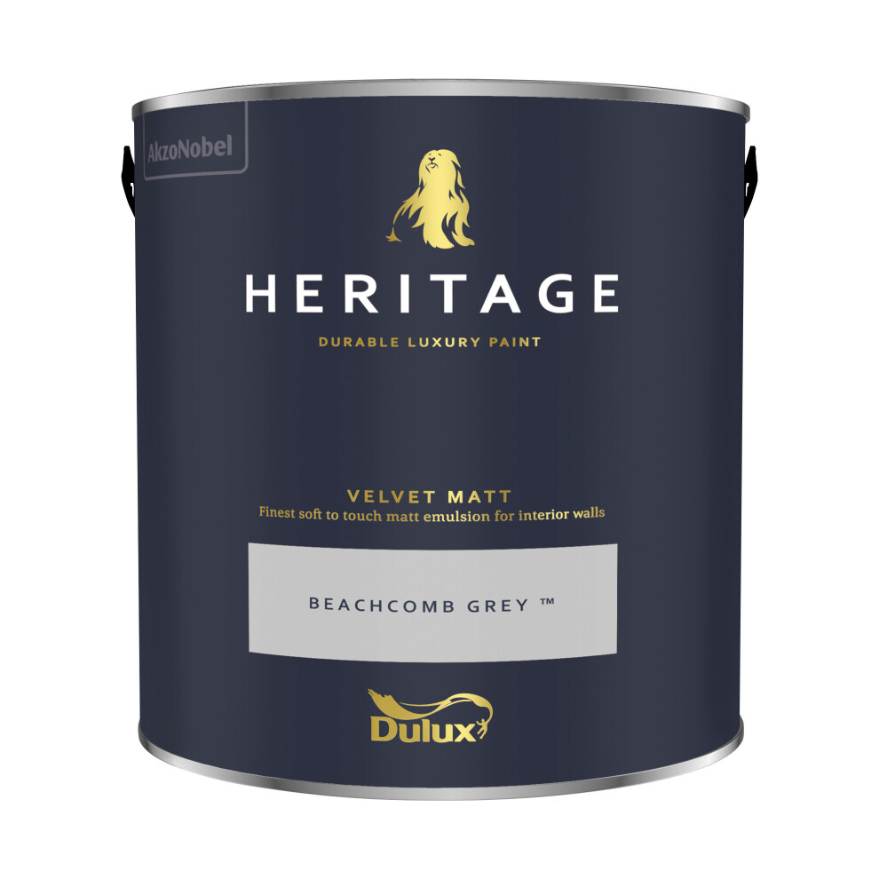 Dulux (Beachcomb ) Heritage Velvet Matt 125Ml Tester Pot Grey
