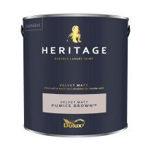 (Pumice Brown) Dulux Heritage Velvet Matt 125ml Tester Pot