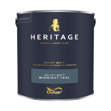 (Midnight Teal) Dulux Heritage Velvet Matt 125ml Tester Pot