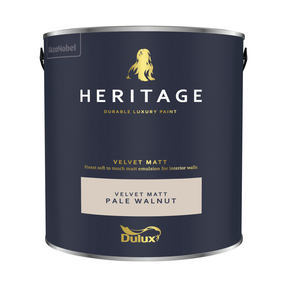 Dulux (Pale Walnut) Heritage Velvet Matt 125Ml Tester Pot Brown