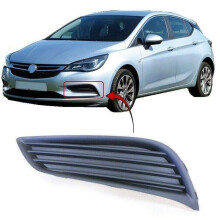 Vauxhall Astra 2015-2019 Front Bumper Fog Grille Black Passenger Side Standard Models