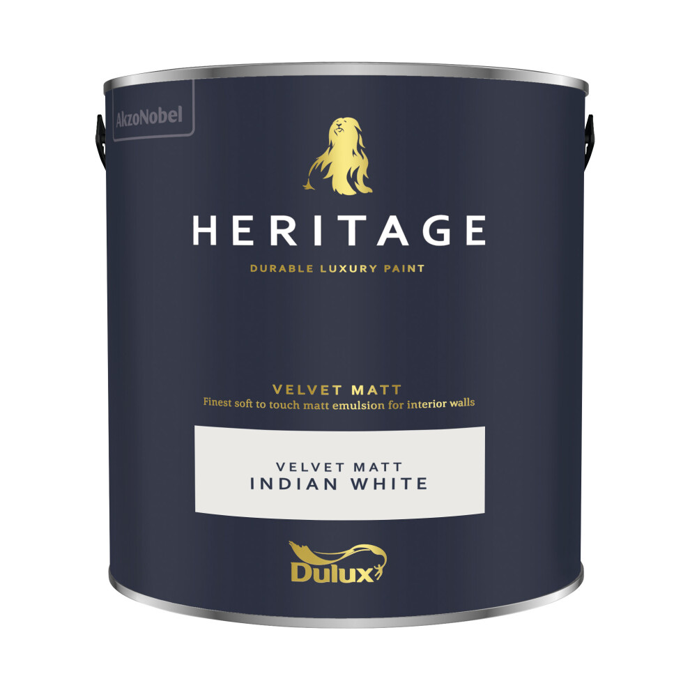 Dulux (Indian ) Heritage Velvet Matt 125Ml Tester Pot White