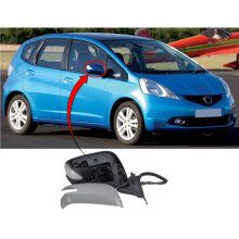 Honda Jazz 2008-2015 Door Mirror Electric Primed Indicator Power Fold Driver Side
