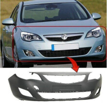 Vauxhall Astra J 5Dr Hatchback & Estate 2009-2012 Front Bumper Primed With Sensor Holes