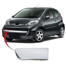 Peugeot 107 2009-2012 Front Bumper Moulding Chrome Driver Side