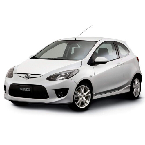 Mazda 2 2008-2015 Front Wing With Side Lamp Hole Driver Side 1