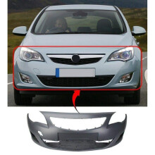 Vauxhall Astra J 5 Door 2010-2012 Front Bumper Primed No PDC Or Washer Holes