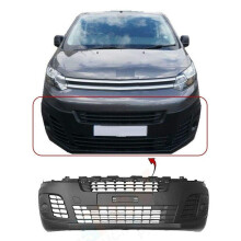 Citroen Dispatch 2016-On Front Bumper Mat Black Without Pdc & Fog Lamp Holes