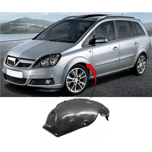 Vauxhall Zafira 2005-2014 Front Wing Arch Liner Splash Guard Left-Rear Section