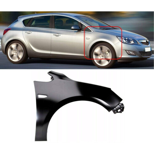 Vauxhall Astra J 5Dr 2009-2015 Front Wing Driver Side Not For GTC