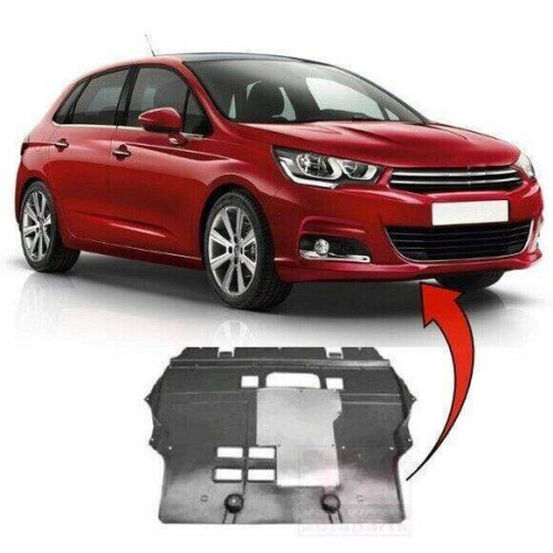 Citroen C4 5 Door Hatchback 2011-2018 Engine Cover Undertray With Aluminium Pad