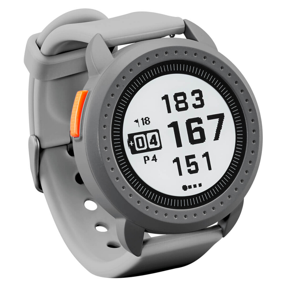 (One Size, Grey) Bushnell Unisex Golf ION Edge GPS Touchscreen Warranty Greenview Watch