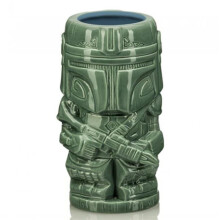 Geeki Tikis Star Wars The Mandalorian Mando Mug | Keramisk Tiki-kopp | 20 Unci