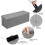 Costway 120L Fabric Folding Storage Ottoman Storage Chest Divider Bed End Bench 6