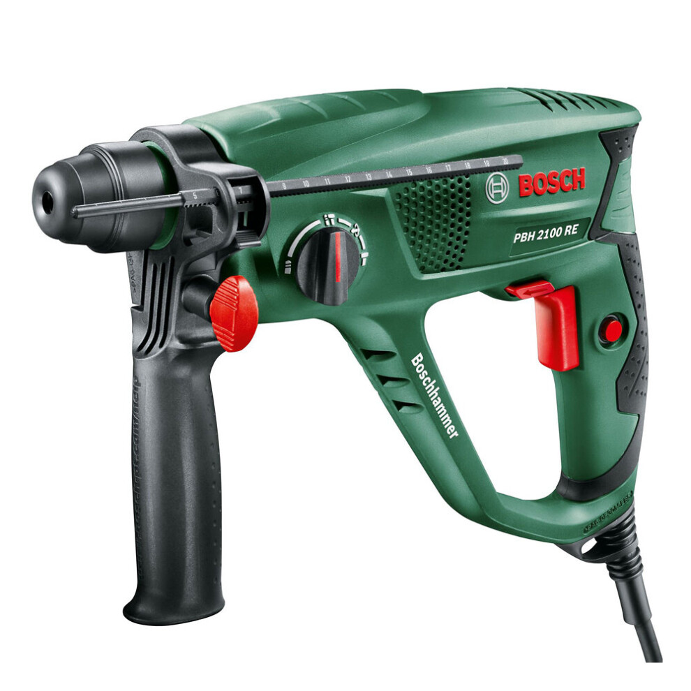 Bosch Corded SDS + Drill PBH2100RE 550W 240V 3 Speed Adjustable Depth Stop