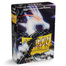 Dragon Shield Japanese Size Clear Card Sleeves - 60 Sleeves - Board Game