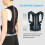 Back Brace Posture Corrector, Shoulder Lumbar Waist Support Size L 1