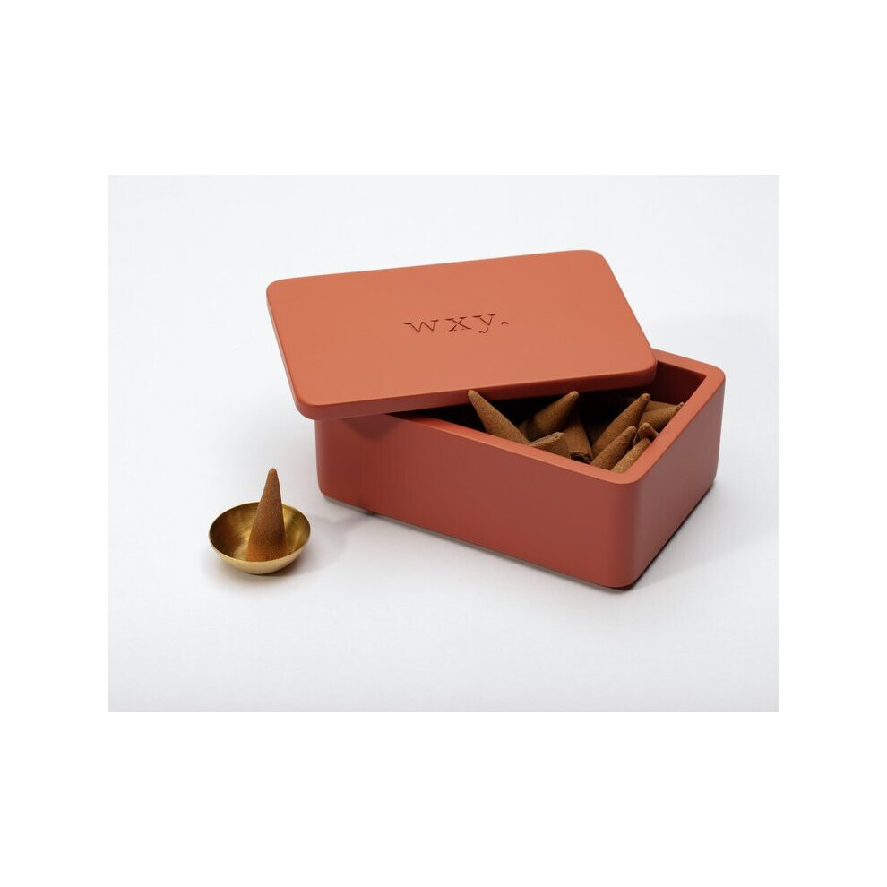 WXY. Incense Cones & Holder - Santal