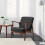 Ikea EKENÄSET Armchair, Idhult black 4