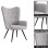 Spot On Dealz Modern Linen Grey Armchair sofa with footstool G-0508 2