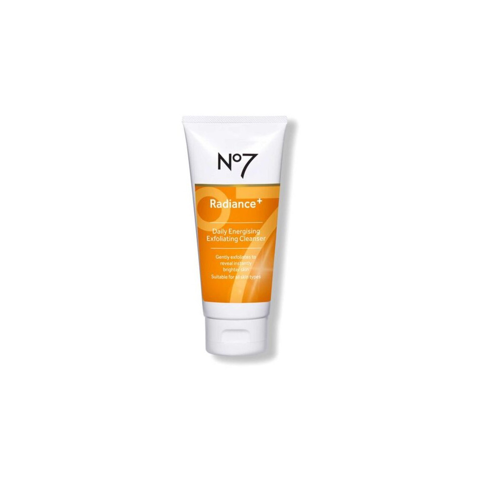 No7 Radiance Plus Daily Energising Exfoliating Face Cleanser 50ml