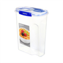 Sistema KLIP IT PLUS Cereal Storage Container 4.2 Litre - Blue/Clear