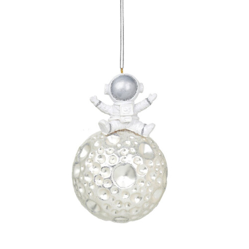 WIDDOP and Co. Little Astronaut on the Moon Shaped Bauble