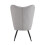 Spot On Dealz Modern Linen Grey Armchair sofa with footstool G-0508 6