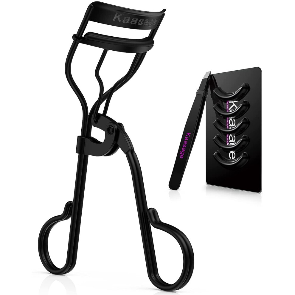 Sesamegate Eyelash Curler No Pinching Eyelids, Metal Makeup Curling Tool