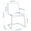 Ikea TOBIAS Chair, grey/chrome-plated 5
