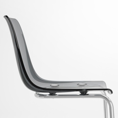 Ikea TOBIAS Chair, grey/chrome-plated 2