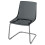 Ikea TOBIAS Chair, grey/chrome-plated 1