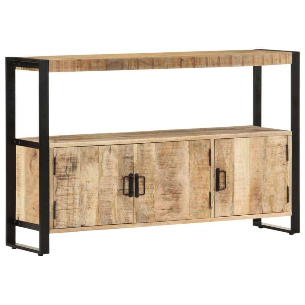 vidaXL Solid Mango Wood Side Cabinet Storage Lowboard Sideboard Commode Chest