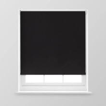 (Black, 120cm x 170cm (47.2" x 66.9") (4FT)) A.Unique Home Premium Trimmable Thermal Blackout Roller Window Blind in a Variety of Colours and Sizes Ideal for any Room.