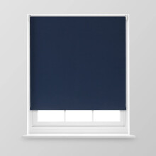 (Navy, 150cm x 170cm (59" x 66.9") (5FT)) A.Unique Home Premium Trimmable Thermal Blackout Roller Window Blind in a Variety of Colours and Sizes Ideal for any Room.