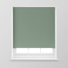 (Sage, 180cm x 170cm (70.8" x 66.9") (6FT)) A.Unique Home Premium Trimmable Thermal Blackout Roller Window Blind in a Variety of Colours and Sizes Ideal for any Room.