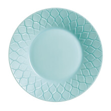 (6 Soup Bowls, Turquoise) Luminarc 18pc Opal Glass Dinner Set Dinnerware