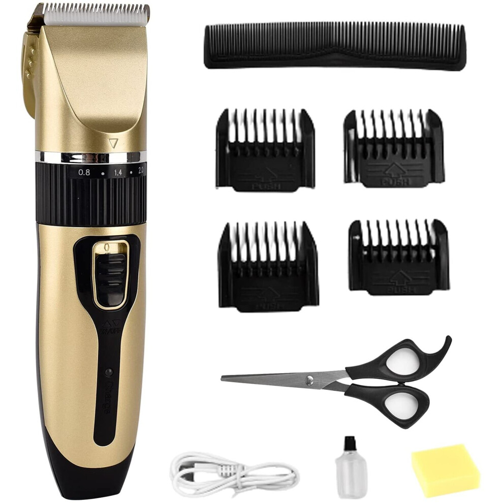 Valtron Dog Clippers, Low Noise Dog Trimmer Rechargeable Cordless Gold