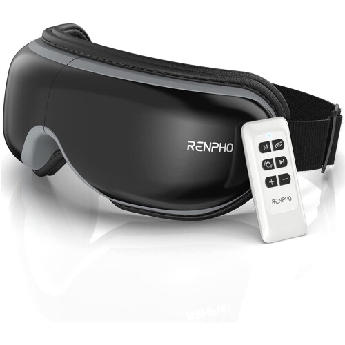 RENPHO RENPHO - Eye Massager with Remote Control & Heat, Compression, Wireless Music 1