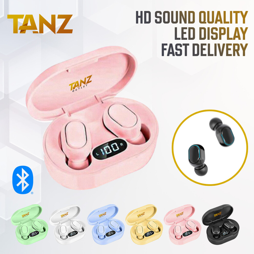 (Pink) Bluetooth Headphones Wireless Earphones Tanz RX Earbuds iPhone Samsung