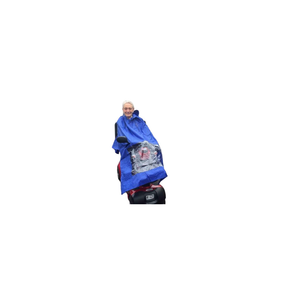 Hooded Coat Poncho Rain Cover Mac for Mobility Scooter Water Proof