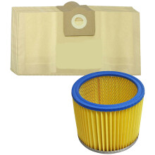 10 Bags & Filter Compatible with EARLEX Powervac Combivac Vacuum