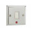 (1) British General Chrome Single Light Switch 1 Gang 1