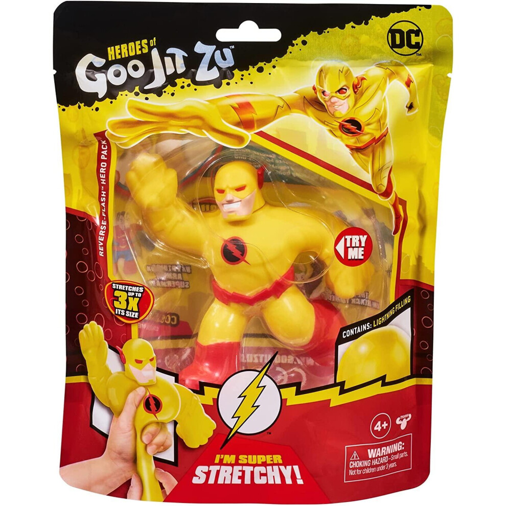 DC Heroes of Goo Jit Zu Reverse Flash Yellow