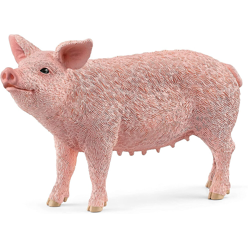 Schleich 13933 Farm World Pig Figurine