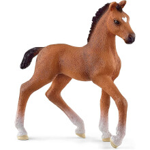 Schleich Horse Club Oldenburg-föl 13947 – Mycket detaljerad figur för kreativ lek