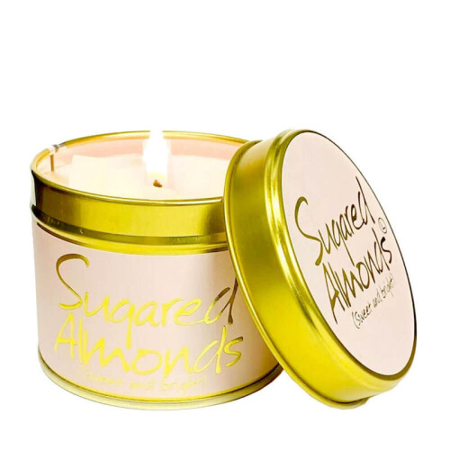 Lily-Flame Lily Flame Candle in a Tin - Sugared Almonds