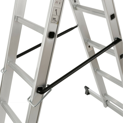 3IN1 Heavy Duty Aluminium Working Ladder Step Platform Scaffold Tower 2